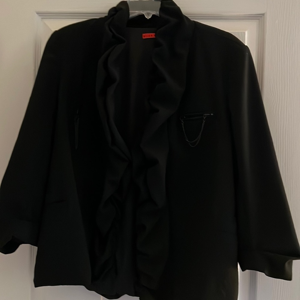 Alice and Olivia Jacket beautiful! Perfect condition!  High end, worth $500 new!